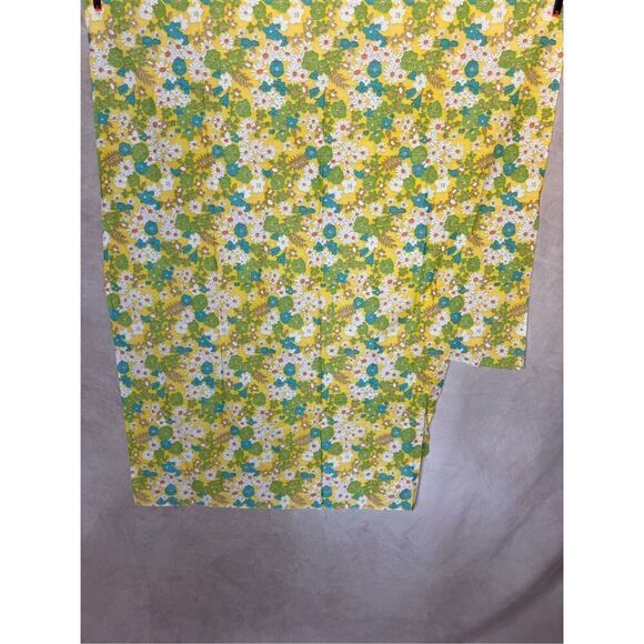 Vintage flower power fabric 1970s - Picture 4 of 5